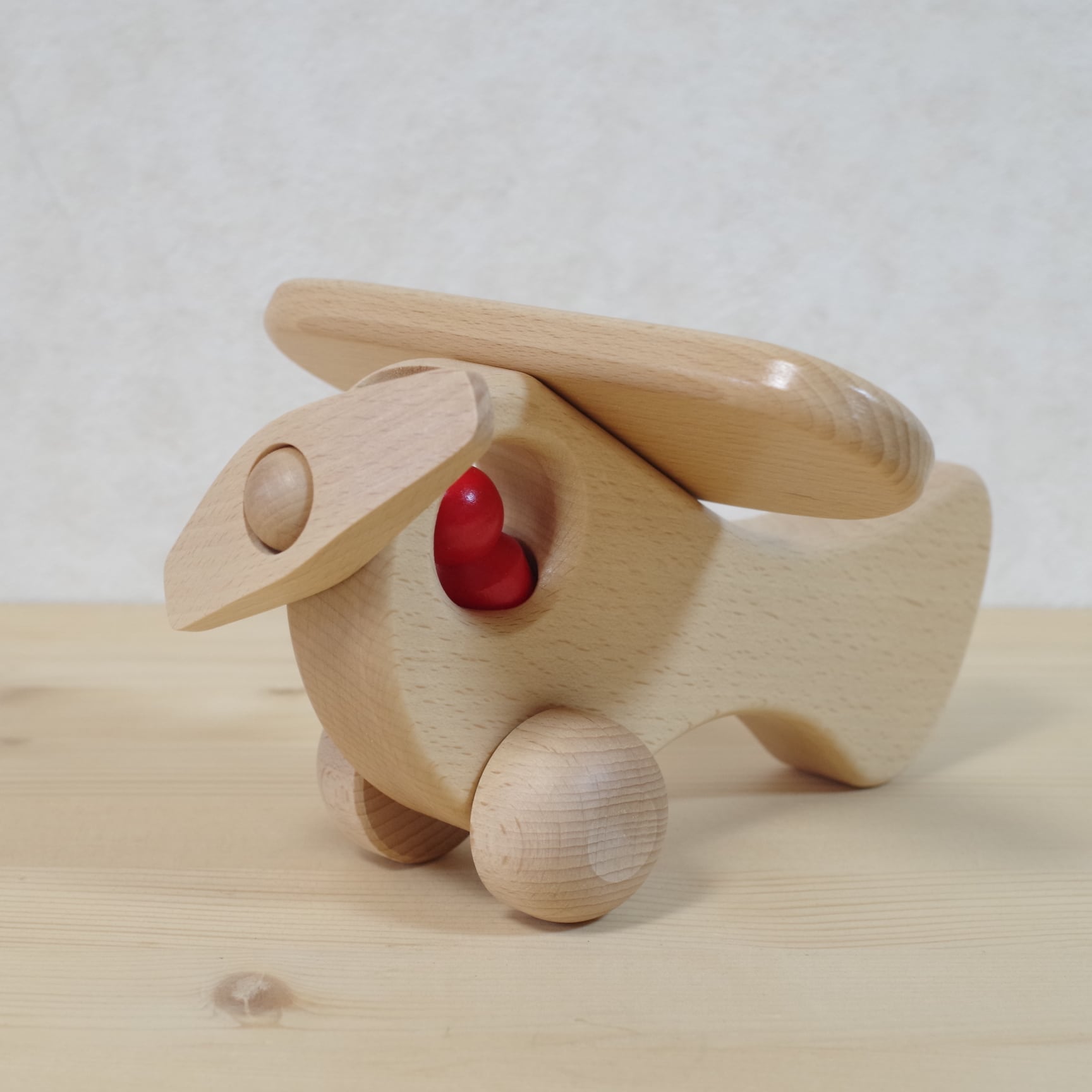 【廃盤・貴重】ケラー社（キンダークラム社）3人乗り 飛行機 ケラー社 ドイツ製 木のおもちゃ 飛行機 三人乗り 廃盤・貴重】ケラー