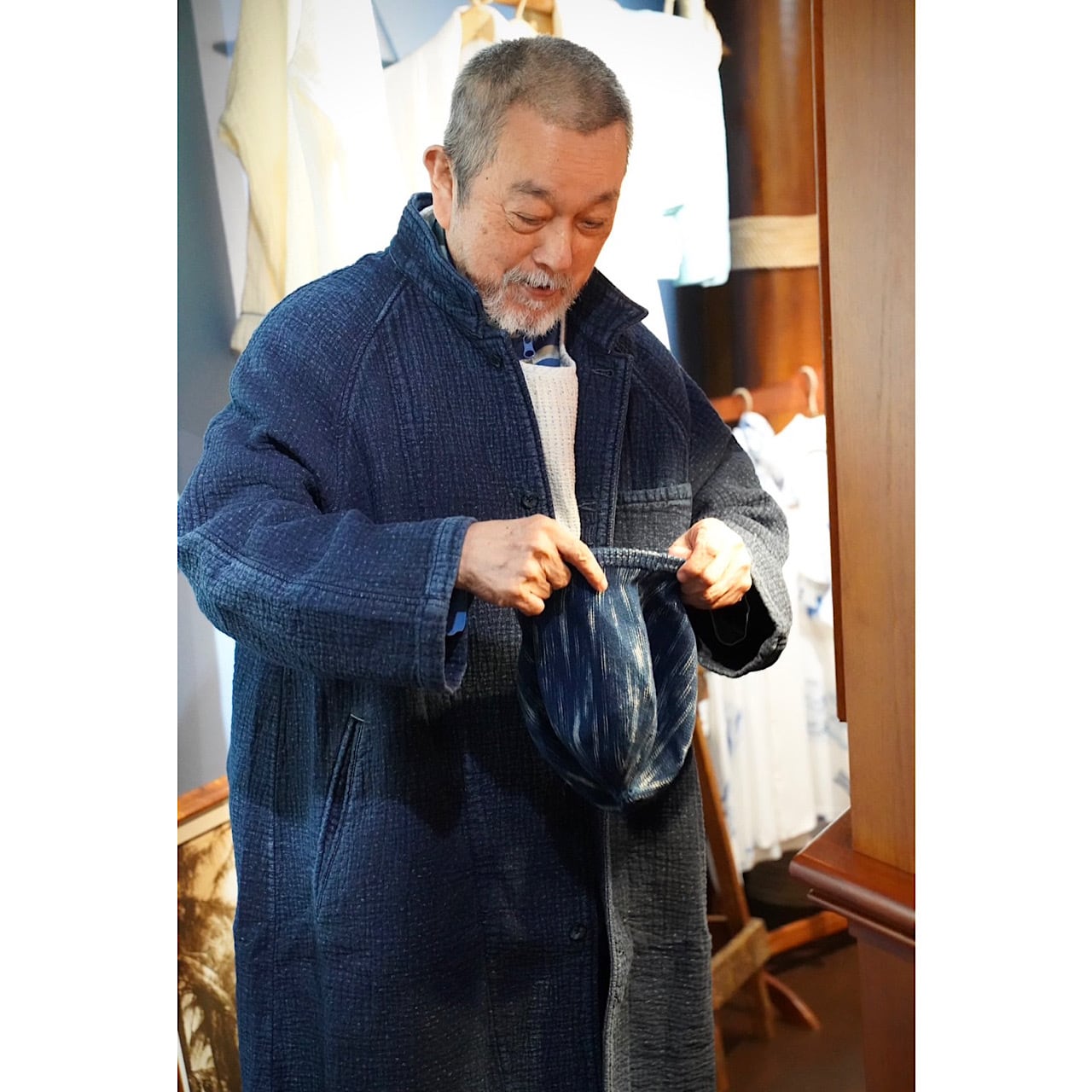 Porter Classic WEATHER SUMMER COAT NAVYジャケット/アウター