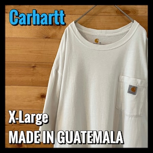 【Carhartt】 半袖 ポケットTシャツ XL オーバーサイズ ゆるだぼ ビッグシルエット