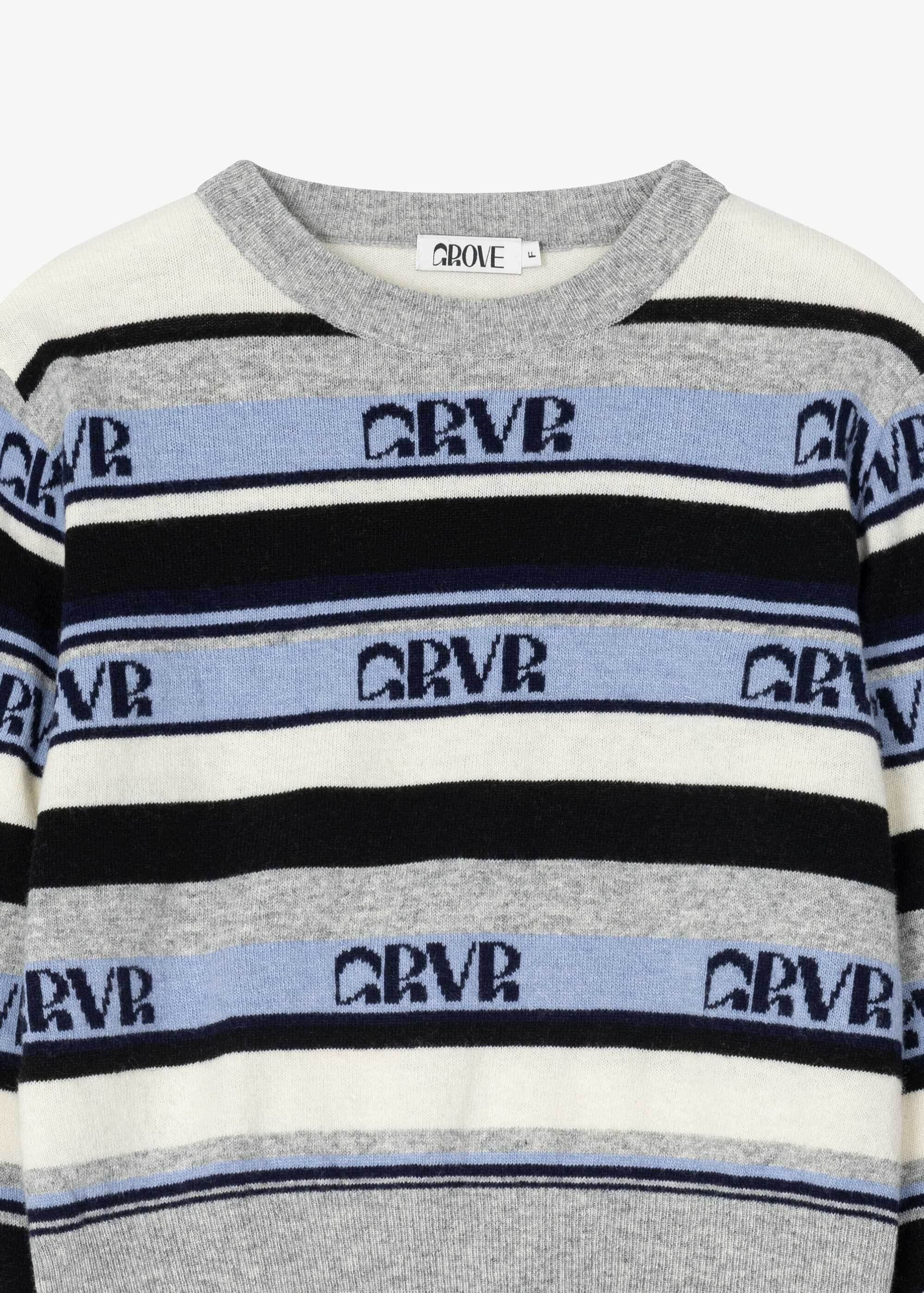 [GROVE] TREVER STRIPE KNIT 正規品 韓国ブランド GROVE] STRIPE GRVR KNIT [2COLOR] 正規品 韓国ブランド 韓国