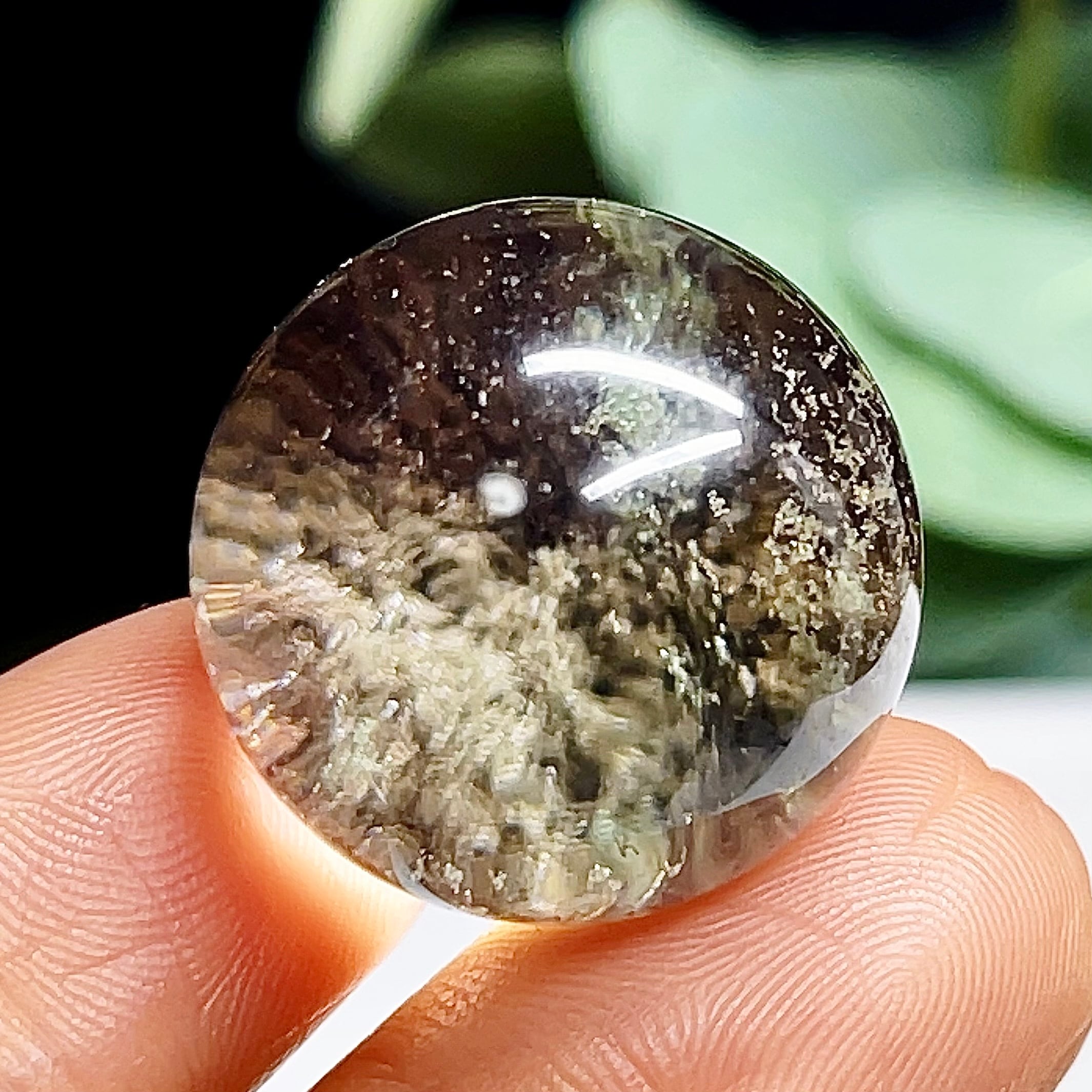 超美品】ガーデンクォーツ 丸玉 スフィア 庭園水晶 幽霊水晶 13 | 七彩 