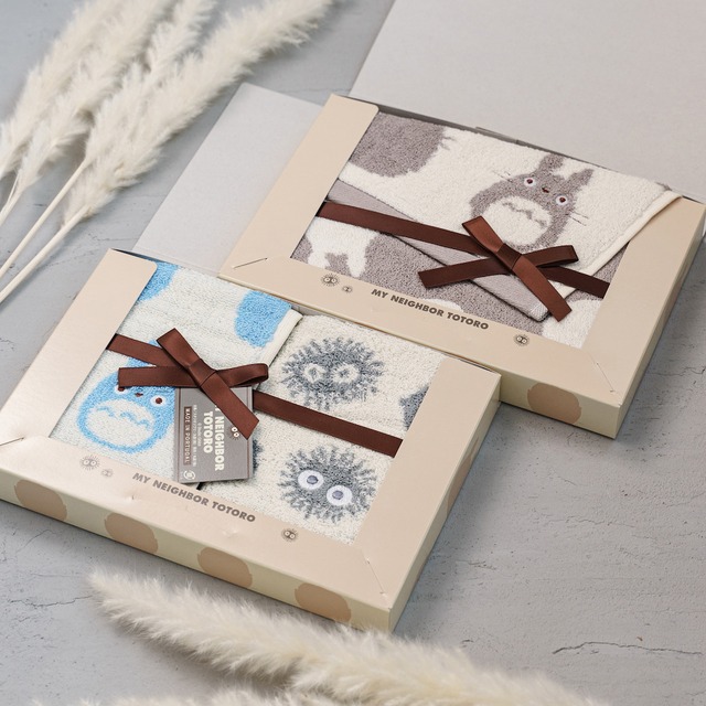 となりのトトロ　タオルギフト　ウォッシュ×2 フェイス×1（シルエット/9628）