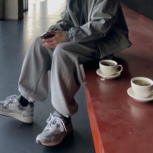 シンプルルーズスウェットパンツ　1006