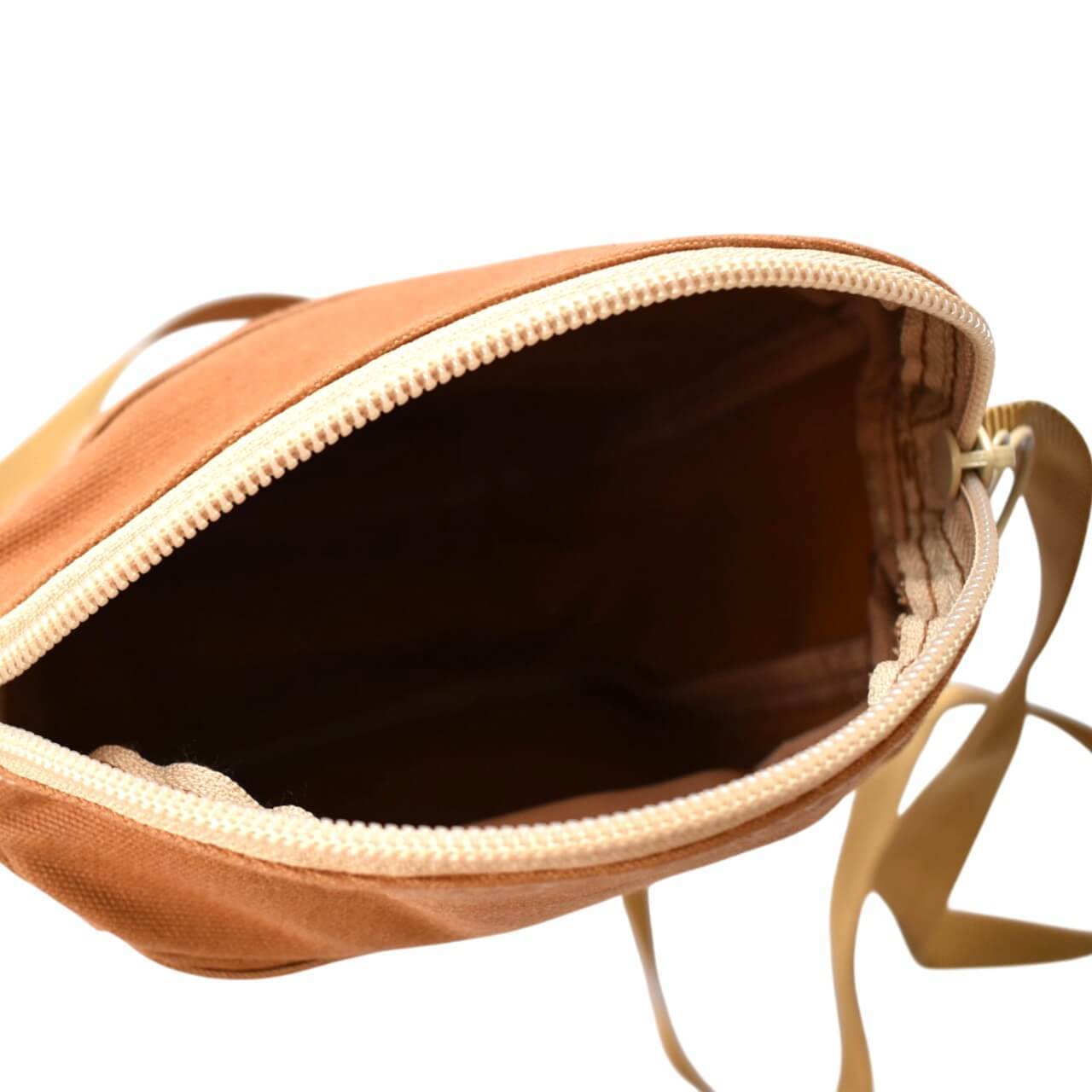 ノーブランド　ミニハンドバツグエレがントゥブラウン　ゴールドファスナー未使用 BAG'n'NOUN / POCHETTE MINI 'GOLD' - ポシェット ミニ ゴールド