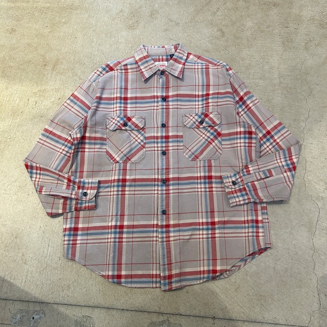 1990s LEVI'S FLANNEL CHECK SHIRT