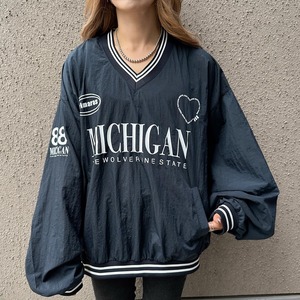Design ナイロンビッグプルオーバー PO／Navy