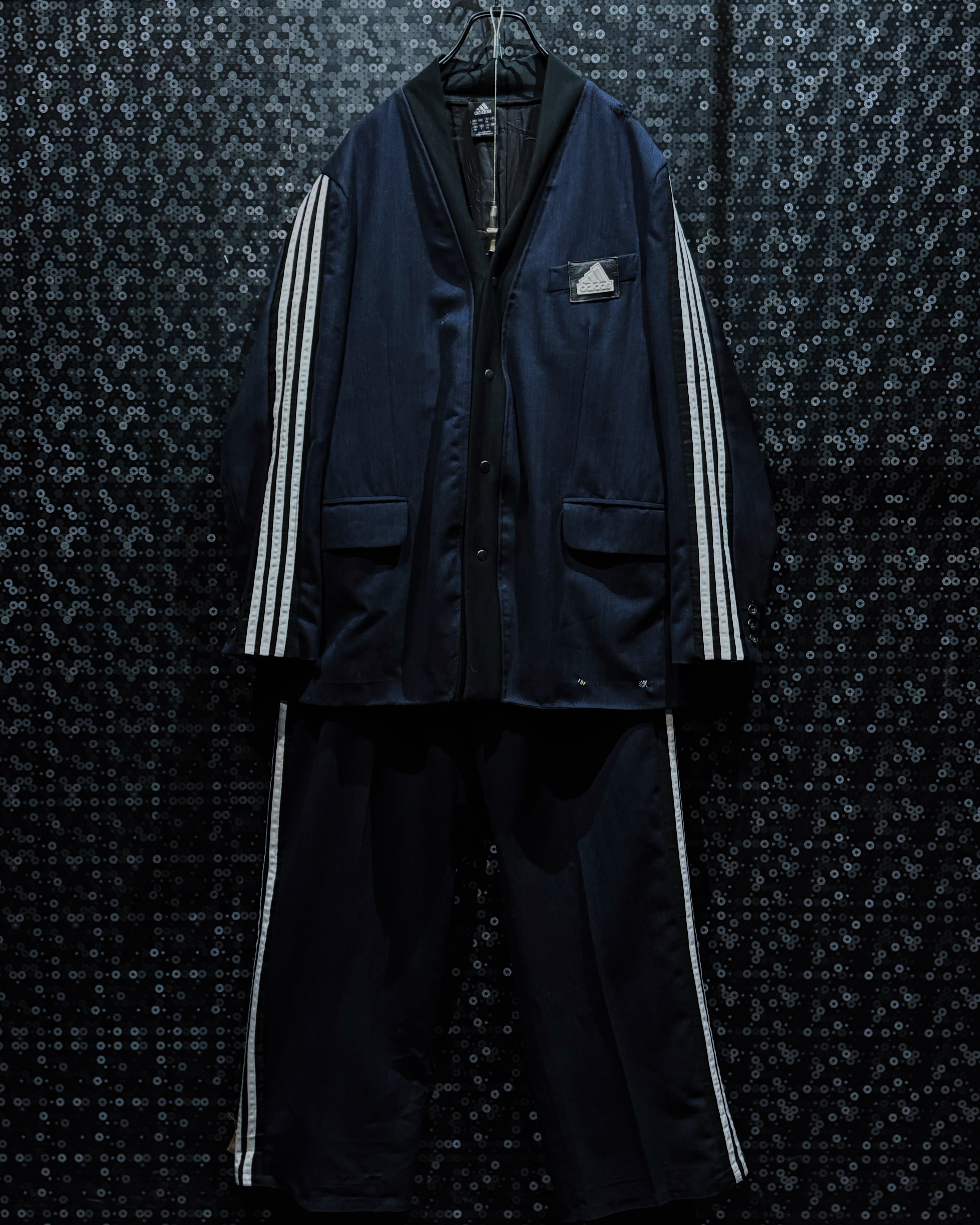 【ÆIEM】special “Original Re:make" vintage set up three stripe custom tailored edition
