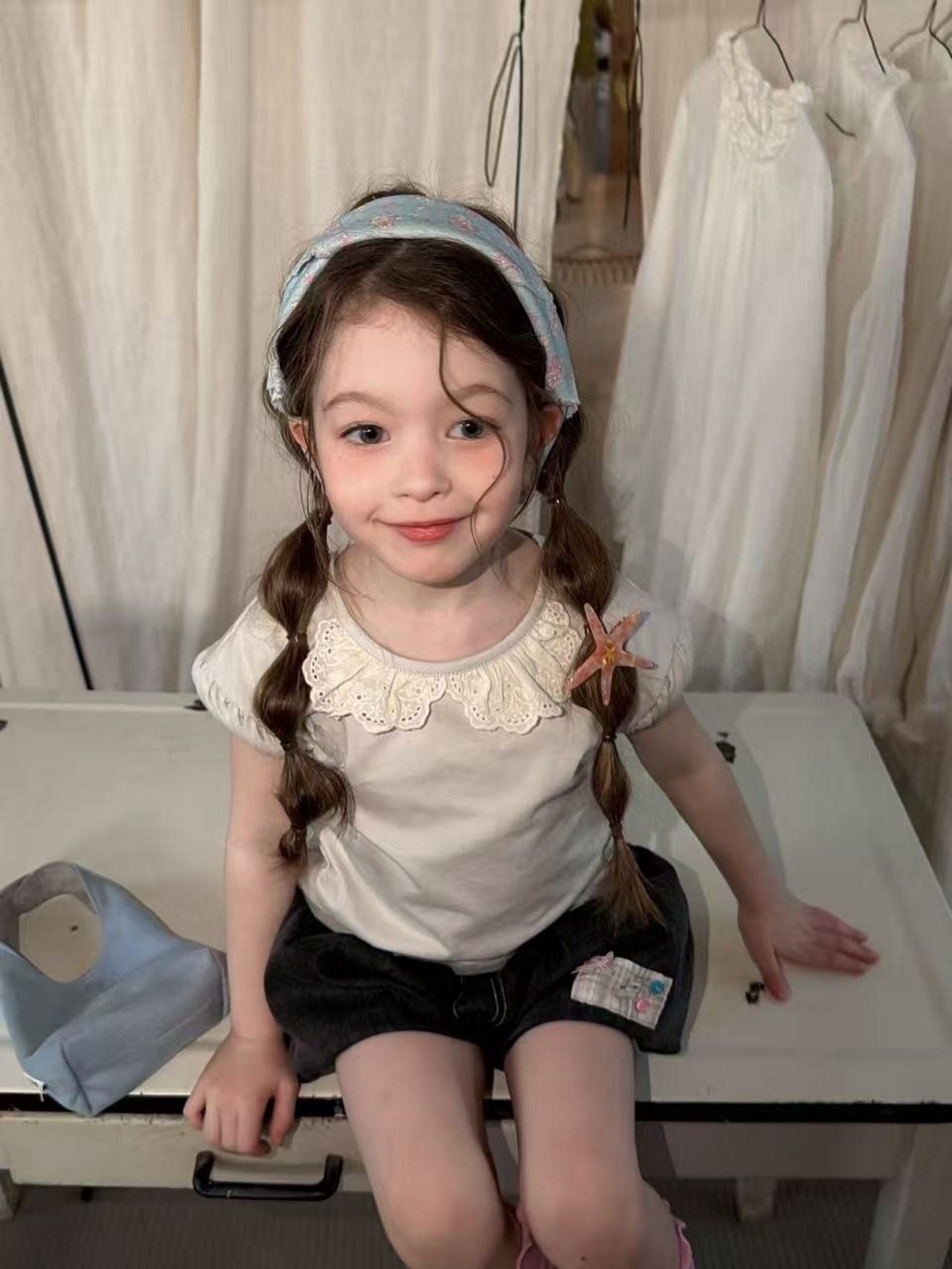 [aiai] Lovely Lace Collar Tee / [아이아이] 러블리레이스카라티