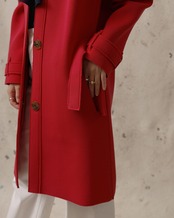 Lanvin / Mesh Belted Coat