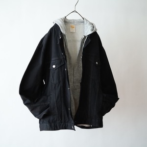 【2pcs】cotton tracker jacket × vintage sweat parka