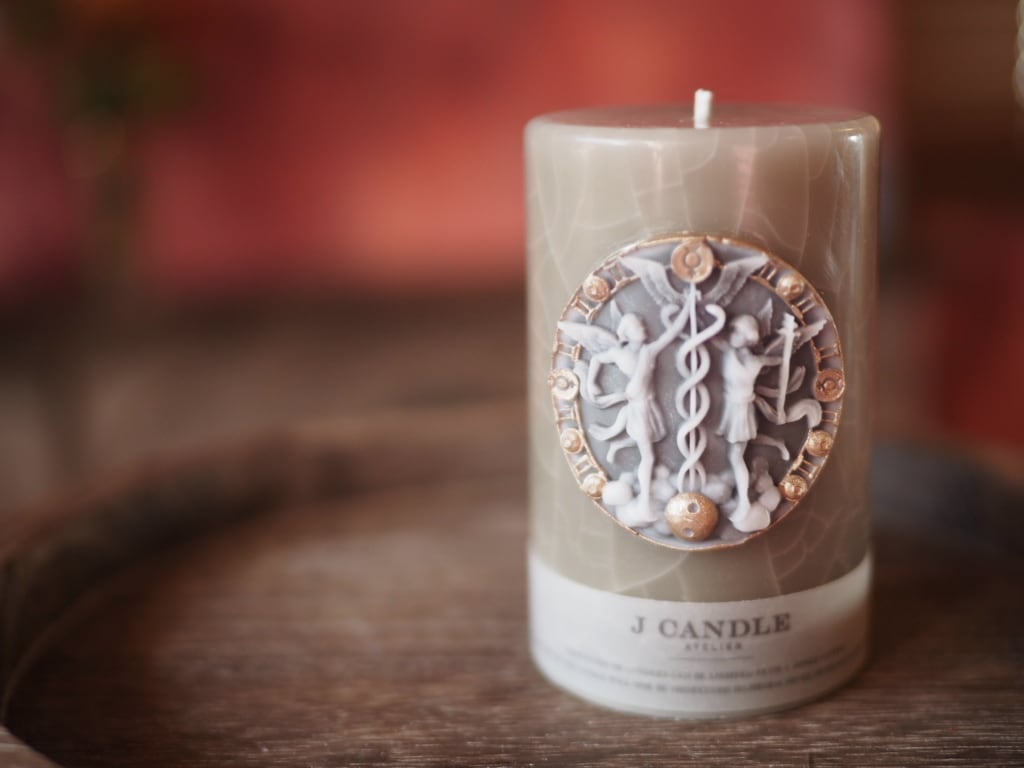 12 Zodiac sign candles -beige-【12星座キャンドル】 | J candle