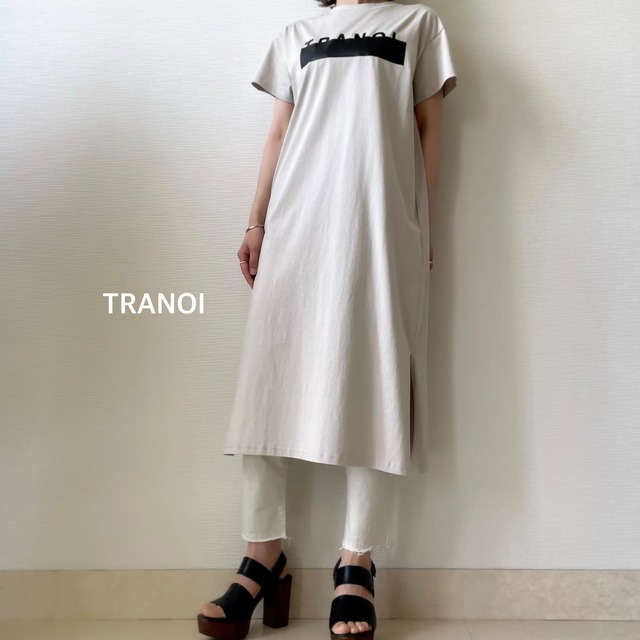 【TRANOI】Tシャツワンピ(212J413)