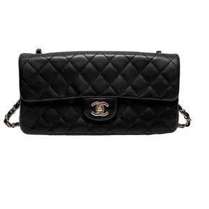 CHANEL シャネル マトラッセ シングルチェーン チェーンショルダーバッグ ラムスキン ブラック 9130-202211