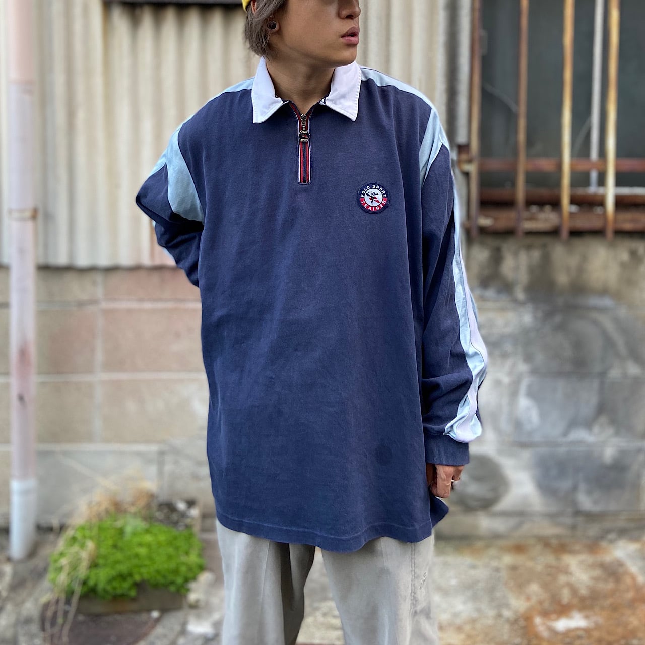 90年代 POLO SPORT TRAINER Ralph Lauren ポロスポーツ ラルフローレン ...