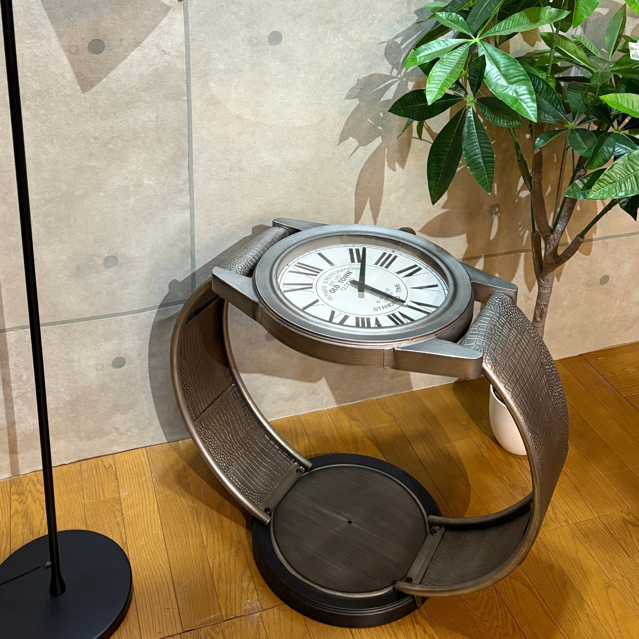 新品】ヴィンテージウォッチ風 サイドテーブル | 腕時計モチーフ