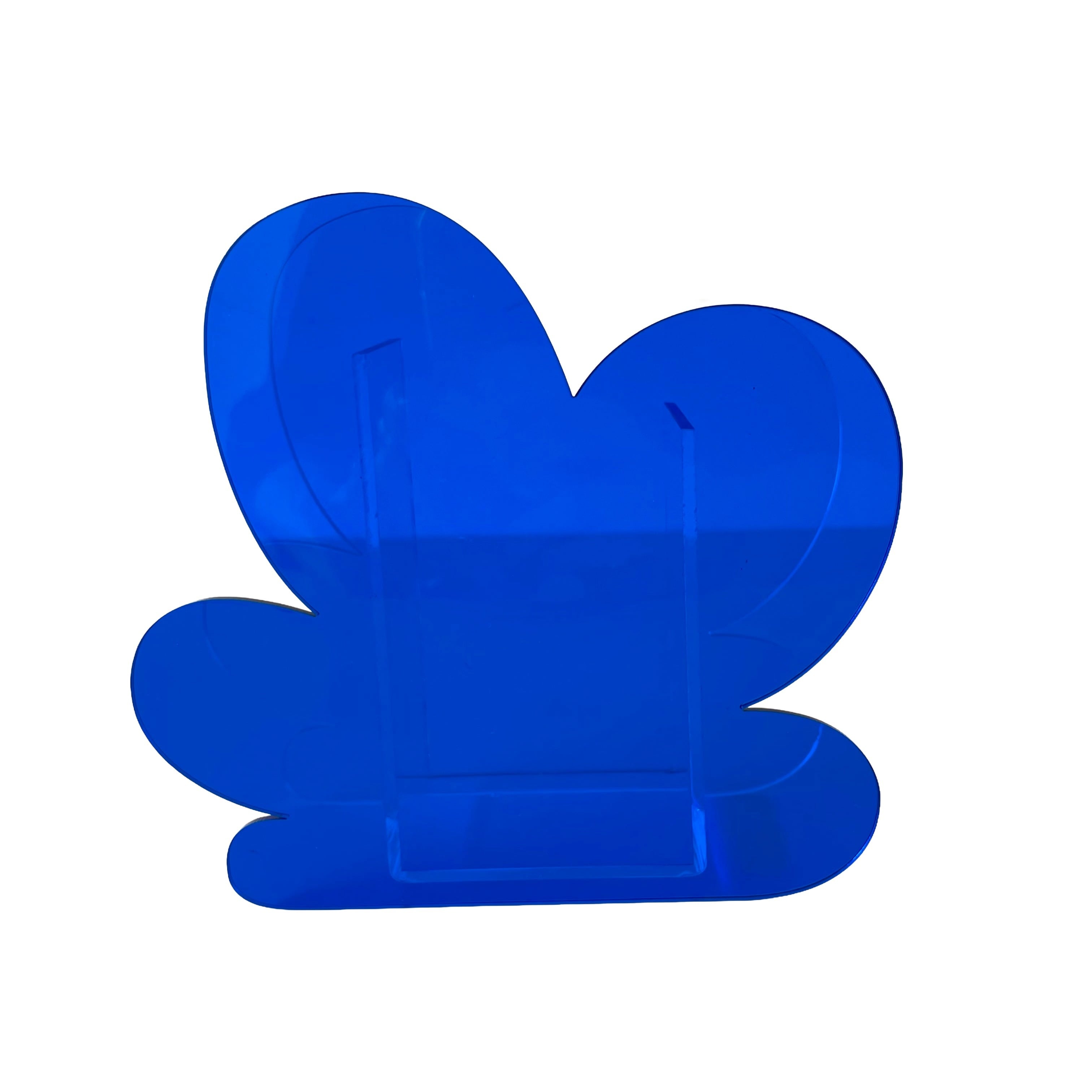 Cloudy Acrylic Vase - Blue & Clear クラウド アクリル フラワー