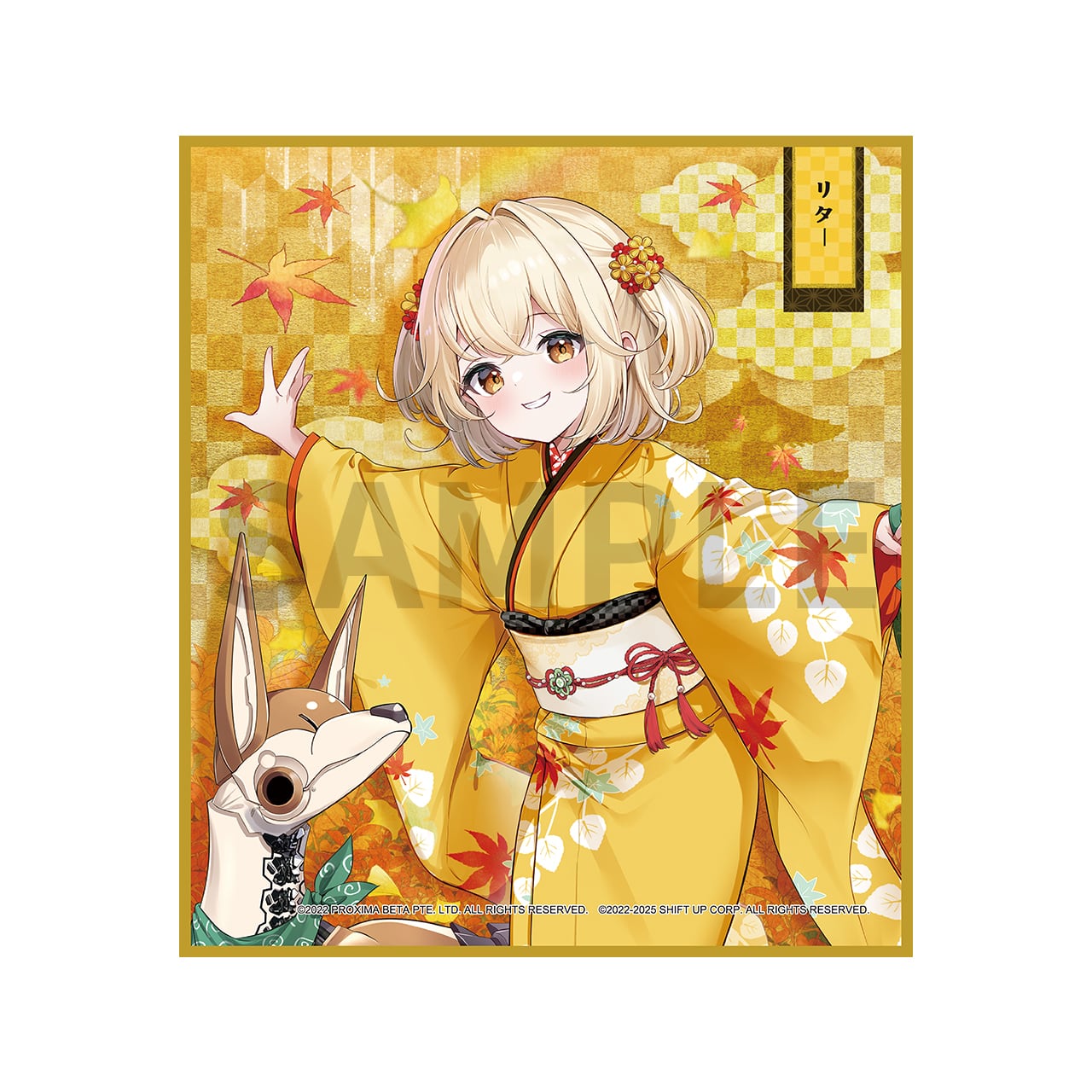 NIKKE トレーディングミニ色紙 BOX（NIKKE in 京都 はんなりスタンプ