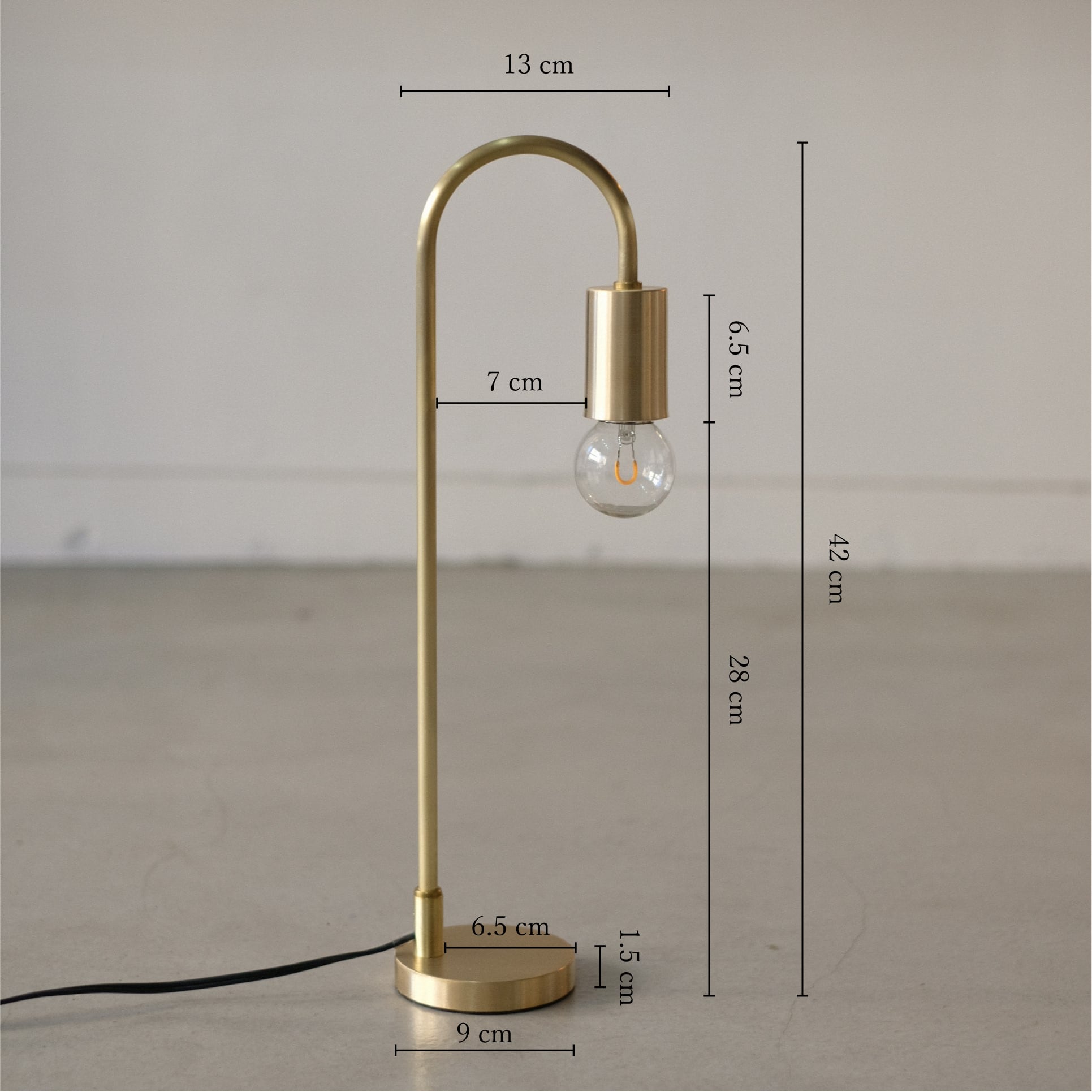 BRASS STAND LAMP | WEST VILLAGE TOKYO