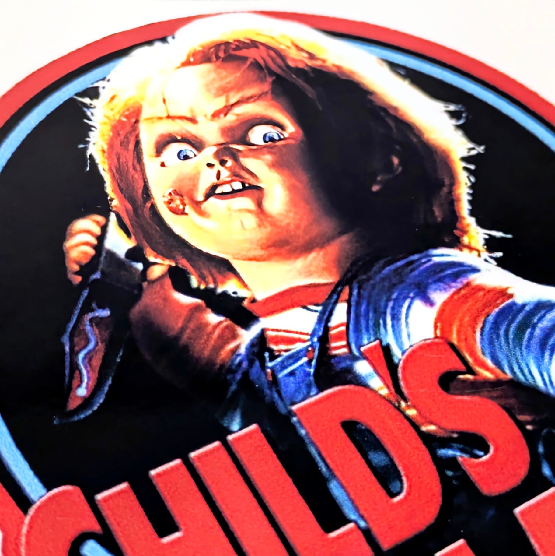 送料無料!!【 DIE-CUT STICKER / ダイカットステッカー】『 Child's Play / チャイルド・プレイ 』チャッキー / ステッカー / シール 〚アメリカン雑貨 アメトイ〛