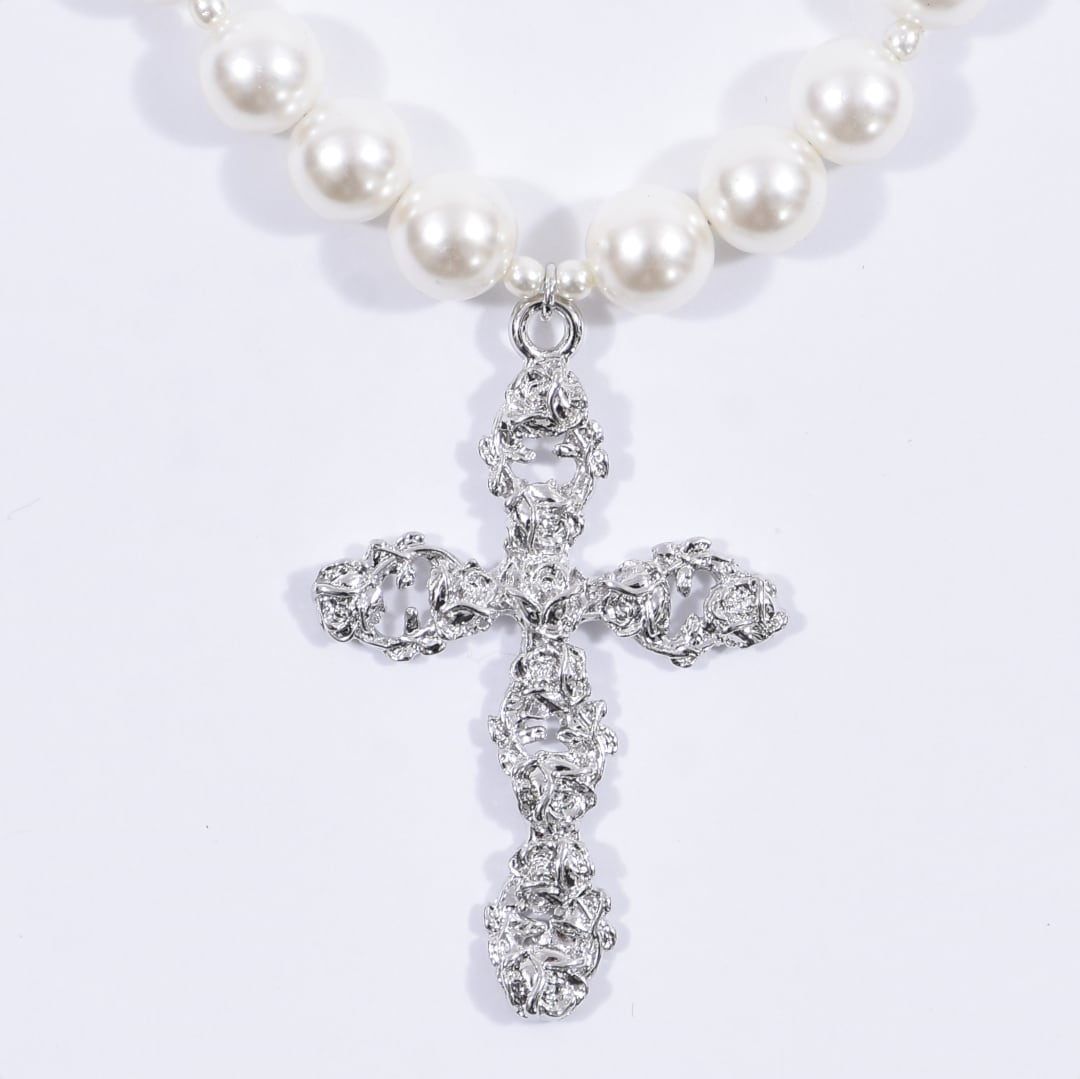 ローズクロス パールネックレス | VOLCAN&APHRODITE