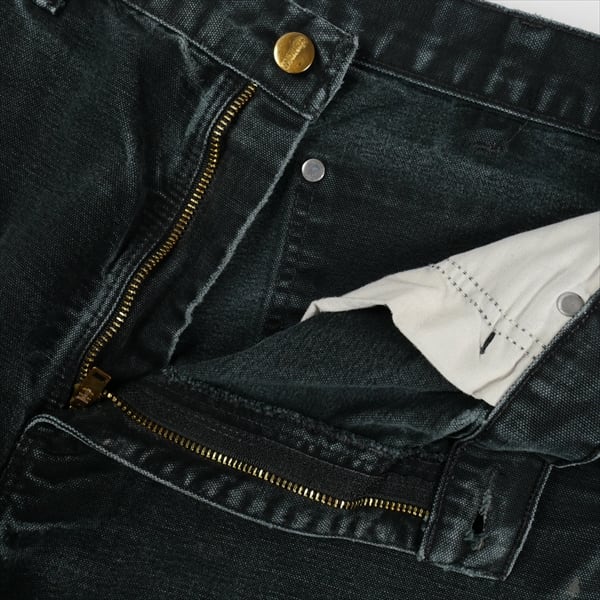 Carhartt カーハート ブラック 黒 革ロゴ ペインター パンツ W33 Size【W33】 VINTAGE ヴィンテージ Carhartt カーハート Double Knee