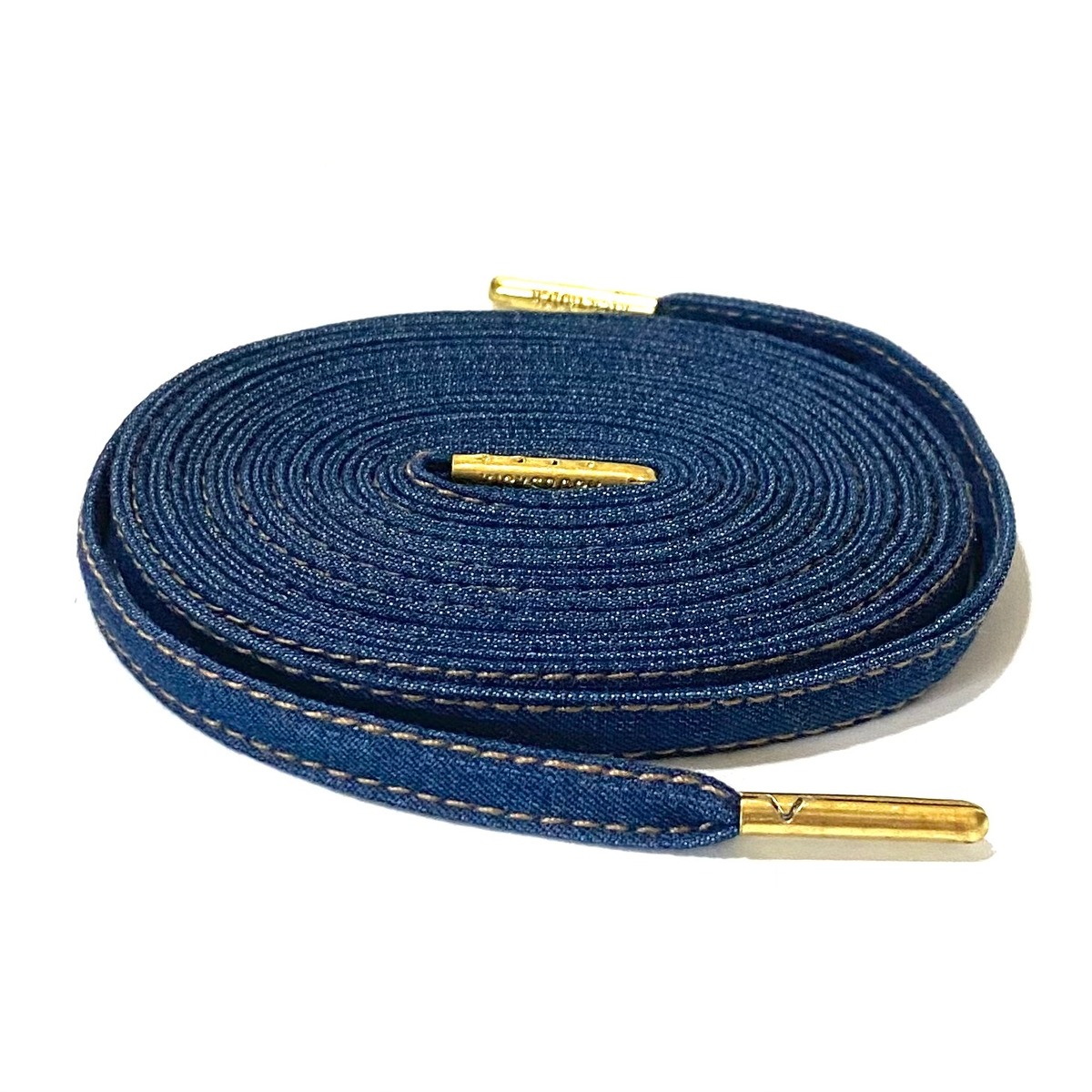 DENIM SHOELACES NAVY KICKSROCK