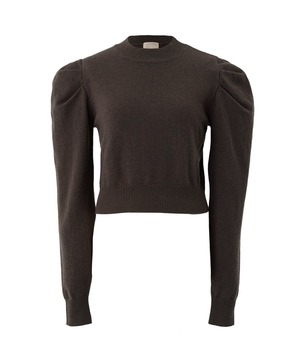 ポワンニットプルオーバー Nicole ブラウン | Cygne 