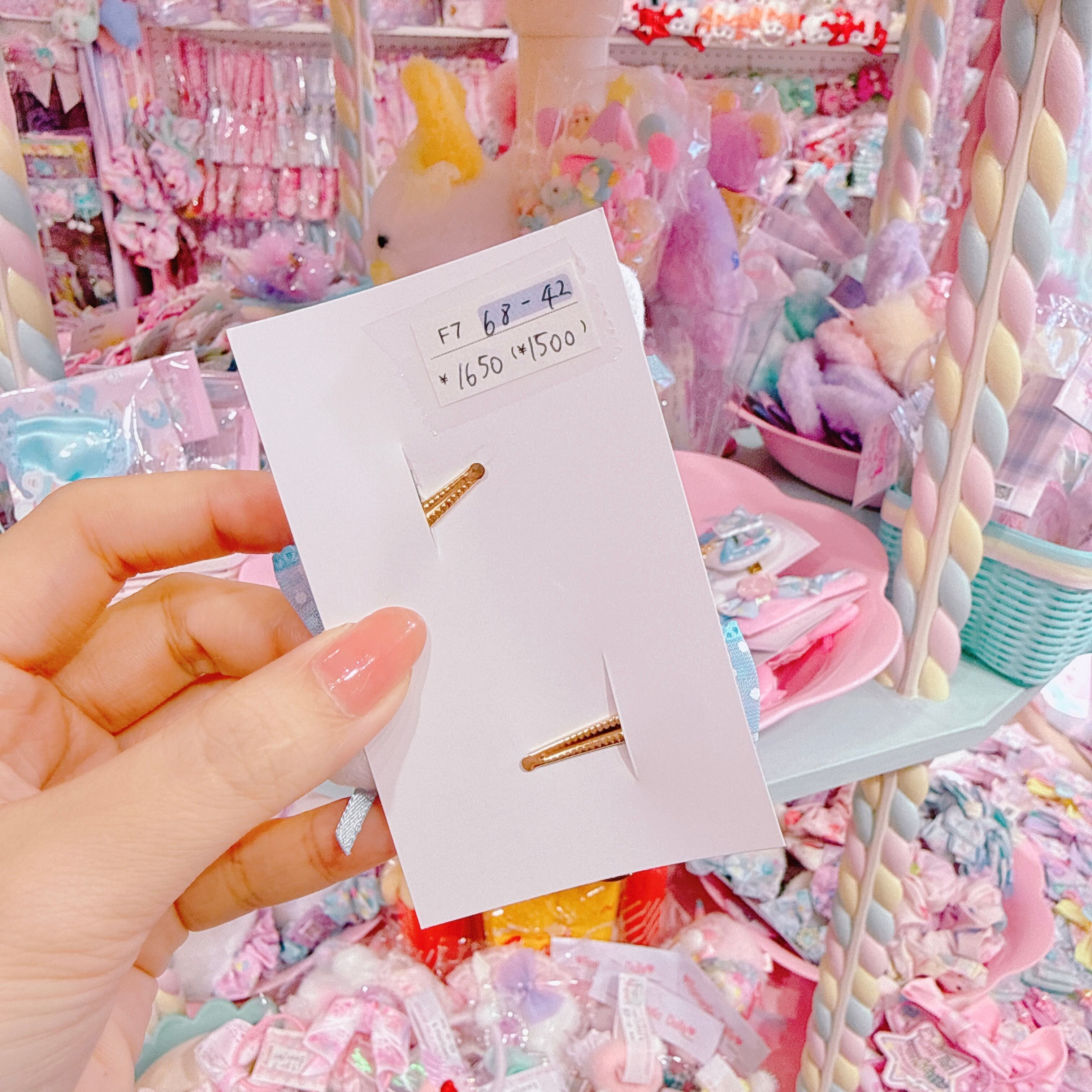 【F7】68-42エンジェルツインヘアクリップ