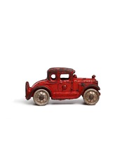 1930s cast-iron toy Ford coupe