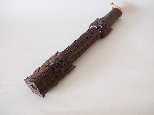 INDONESIA - WOODEN CARVING FLUTE