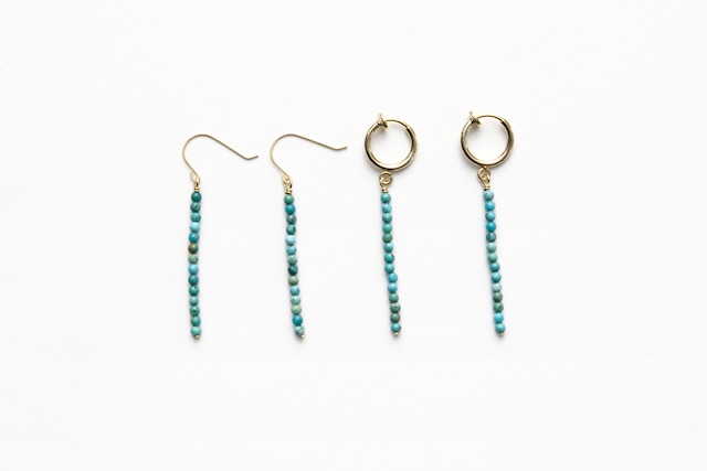 collected turquoise fook & earring