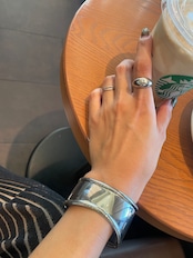 S925 hoso double line ring