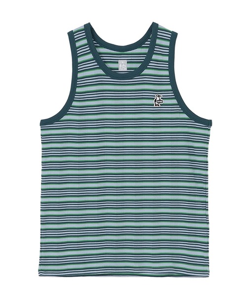 タンクトップ メンズ レディース 春夏 CHUMS チャムス ストレイタムリブタンクトップ CH01-2734 リブ ノースリーブ レイヤード