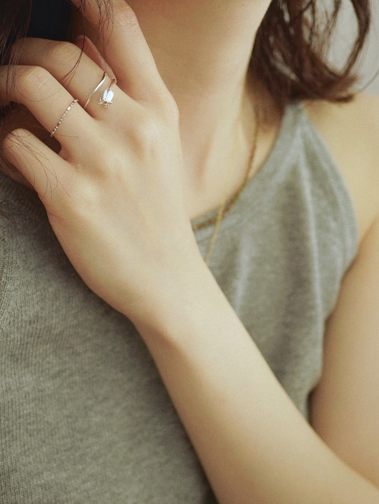 TULIP WRAP RING