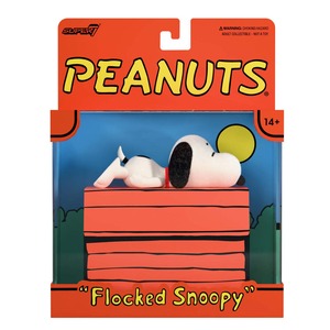 【Super7】Peanuts ReAction Figures Snoopy Sleeping (Flocked)