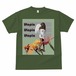 褐色の女性のTシャツ