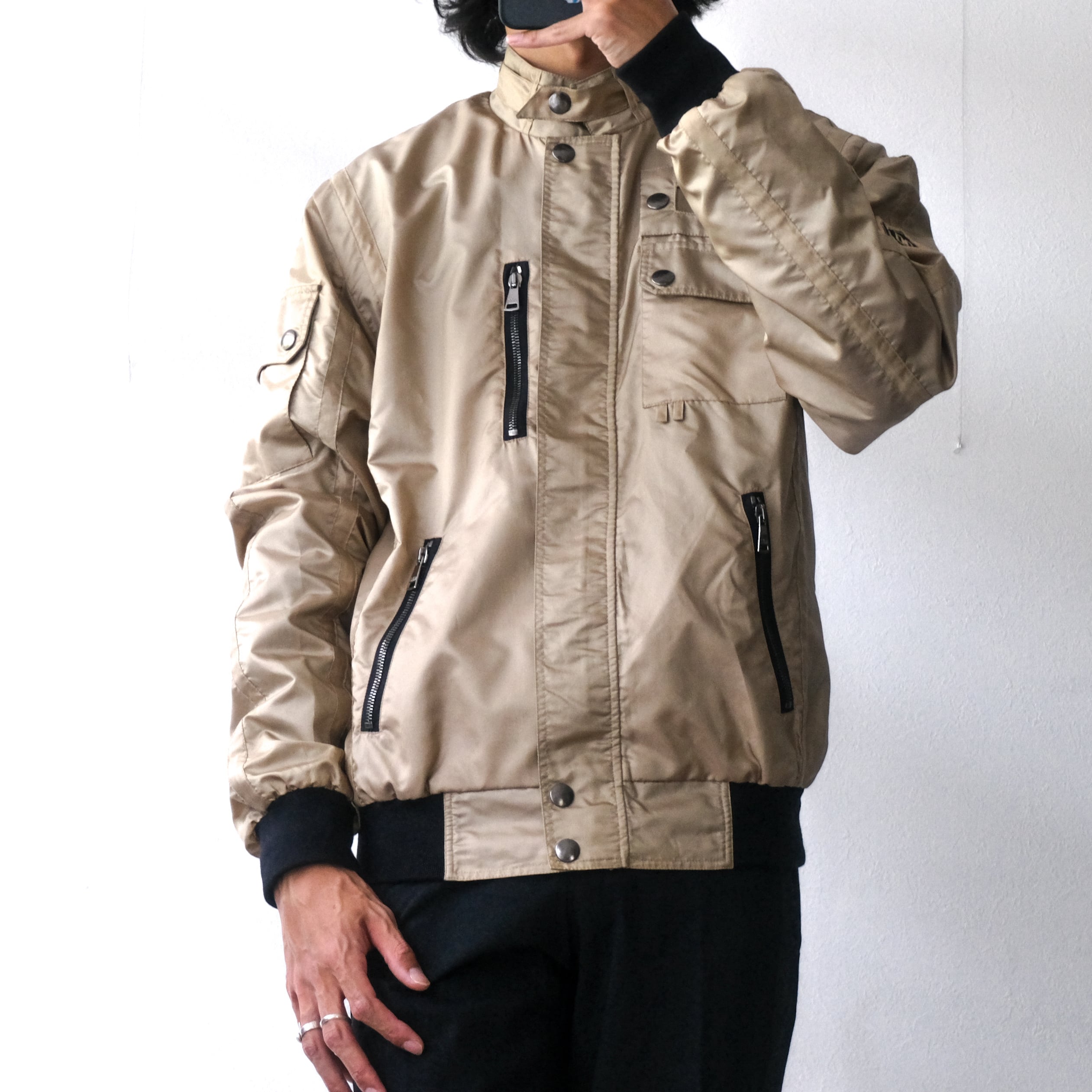 Dolce & Gabbana” multi pockets sports type teck blouson 2000s