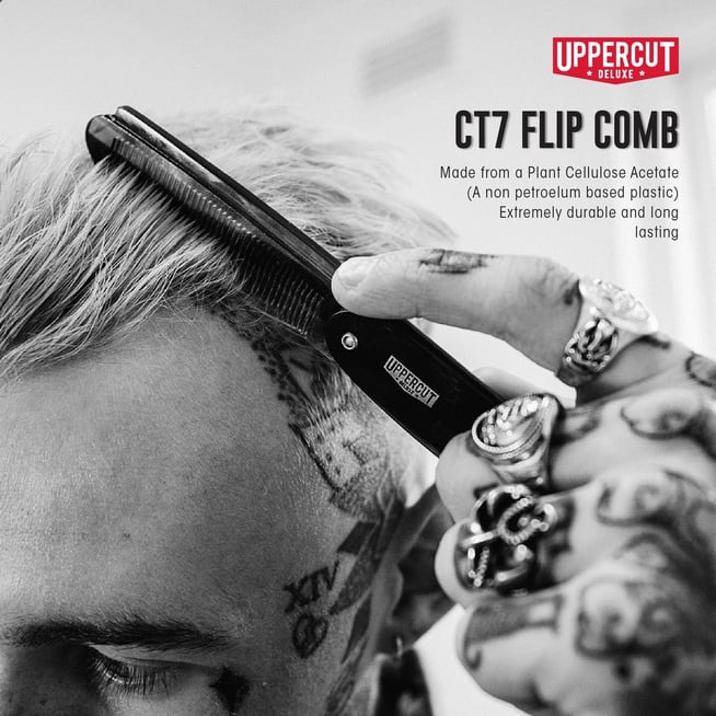 卸売決済用 UPPERCUT DELUXE フリップコーム(折りたたみコーム) CT7