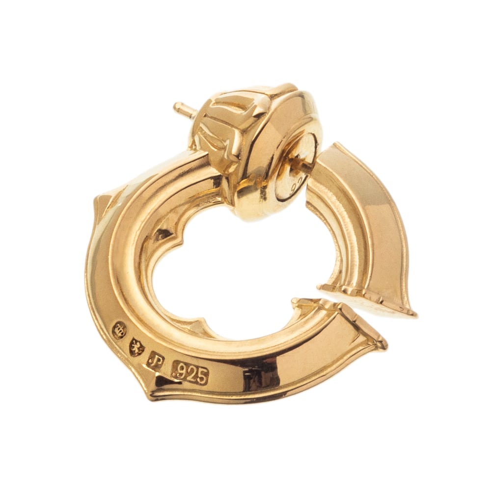 レイヤードCフープピアス 片耳用 ACE0200 Layered C hoop earrings