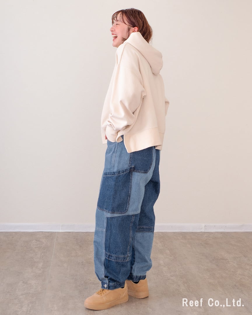 リビルドパッチポケットデニムパンツ】 ST-223742 Brand
