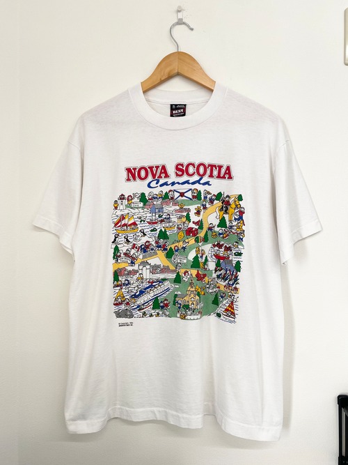 90sUSA Souvenir Print Tshirts/L