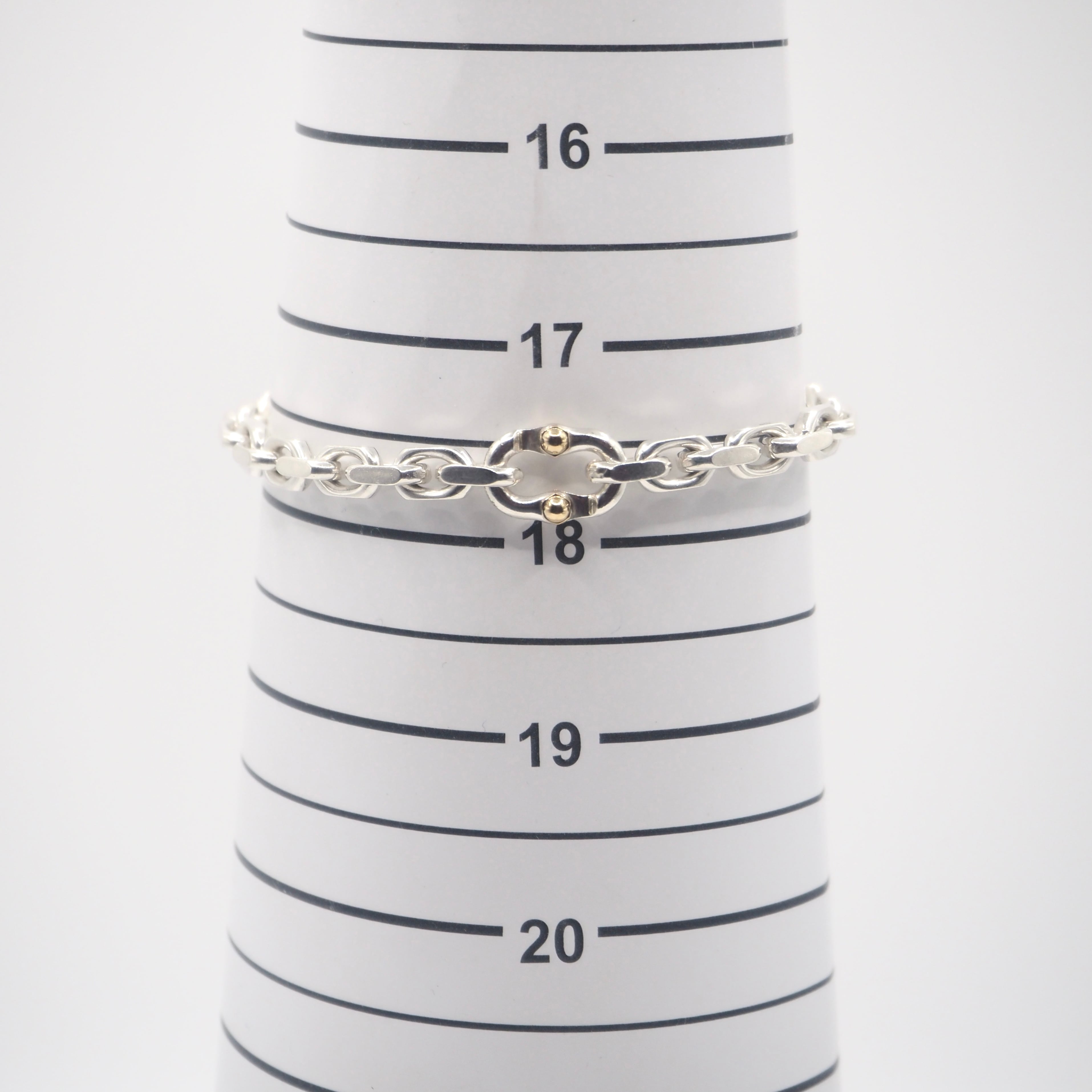 Tiffany&Co. メイカーズ ブレスレット シルバー925 K18 ティファニー
