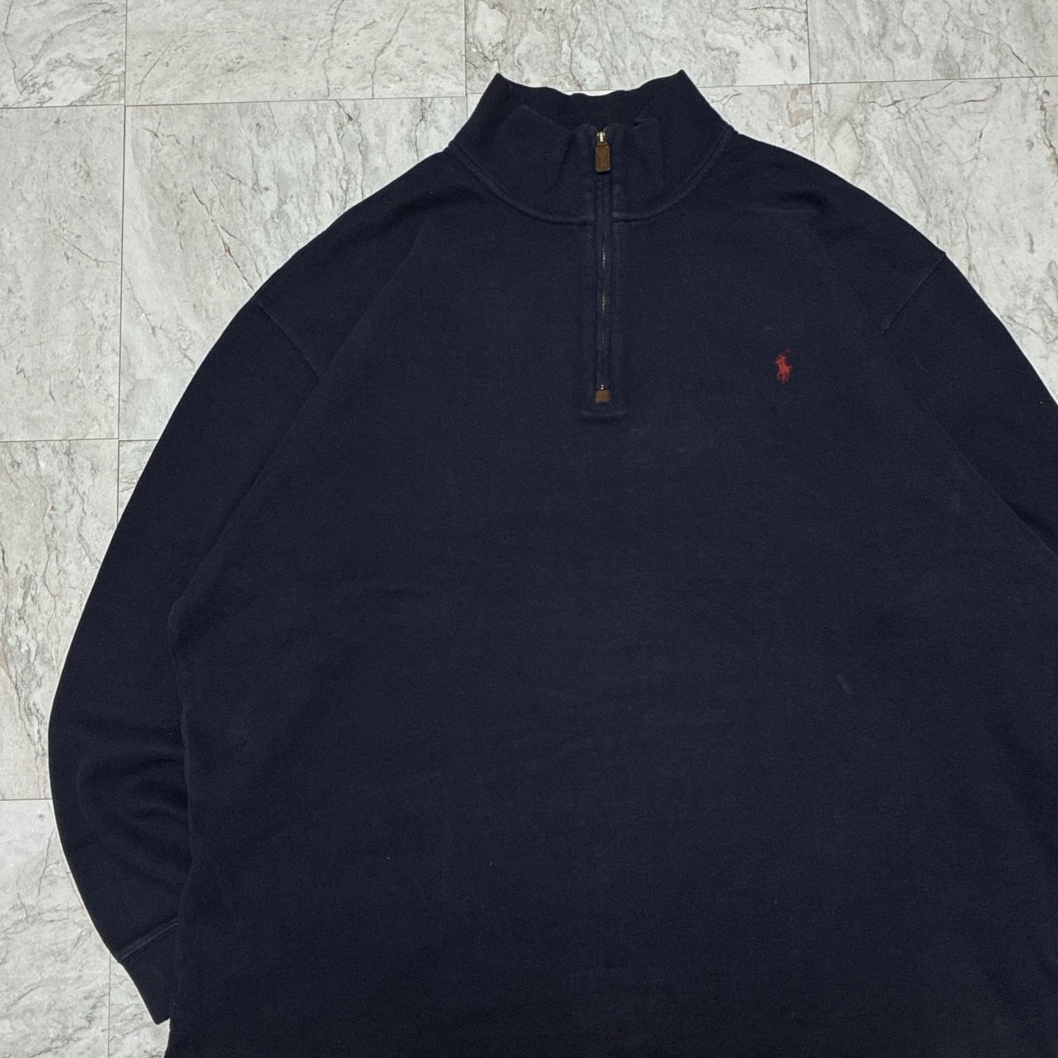 polo ralph laurenラガーシャツ ネイビー エルボーパッチ 長袖 Polo by Ralph Lauren ポロバイラルフローレン ラガーシャツ 長袖