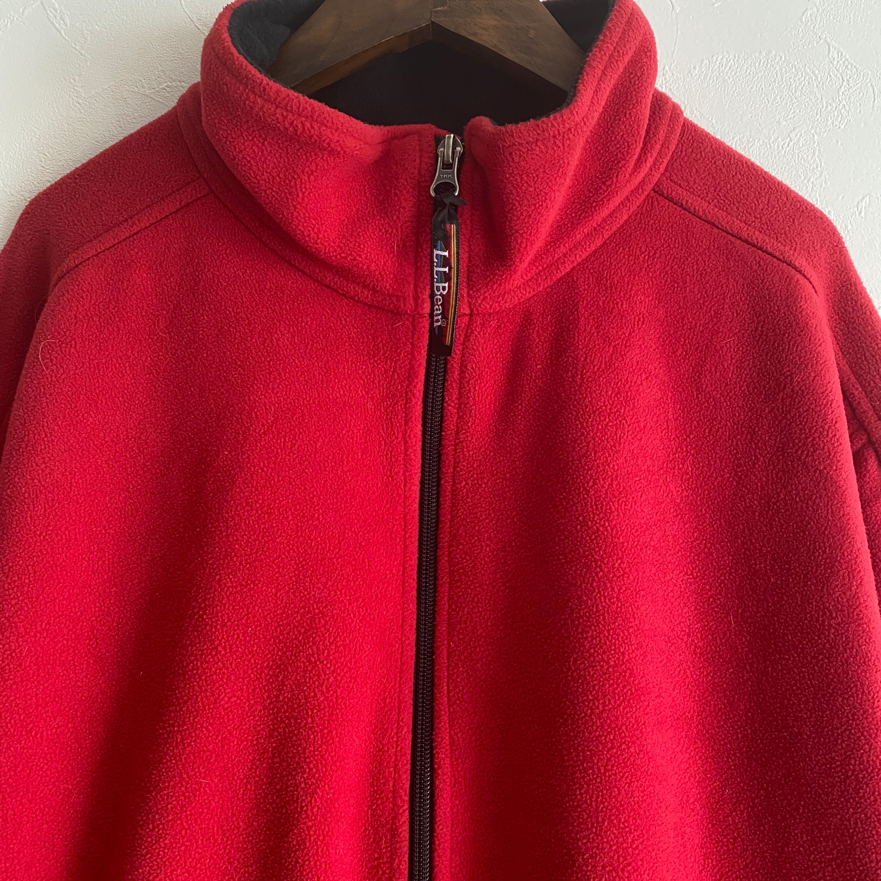 made in usa 92s~94s LL Bean polartec Fleece zip up jacket ...