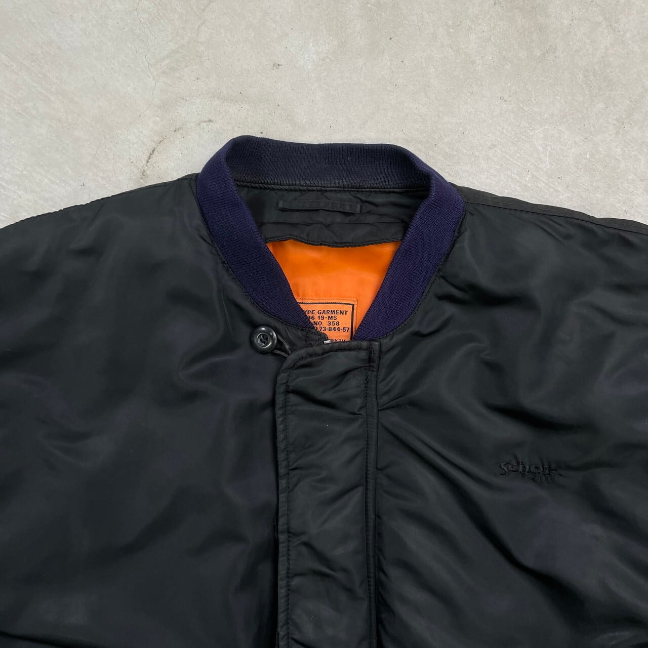 Schott ショット MA-1 ミリタリー フライトジャケット 民間品 メンズXL