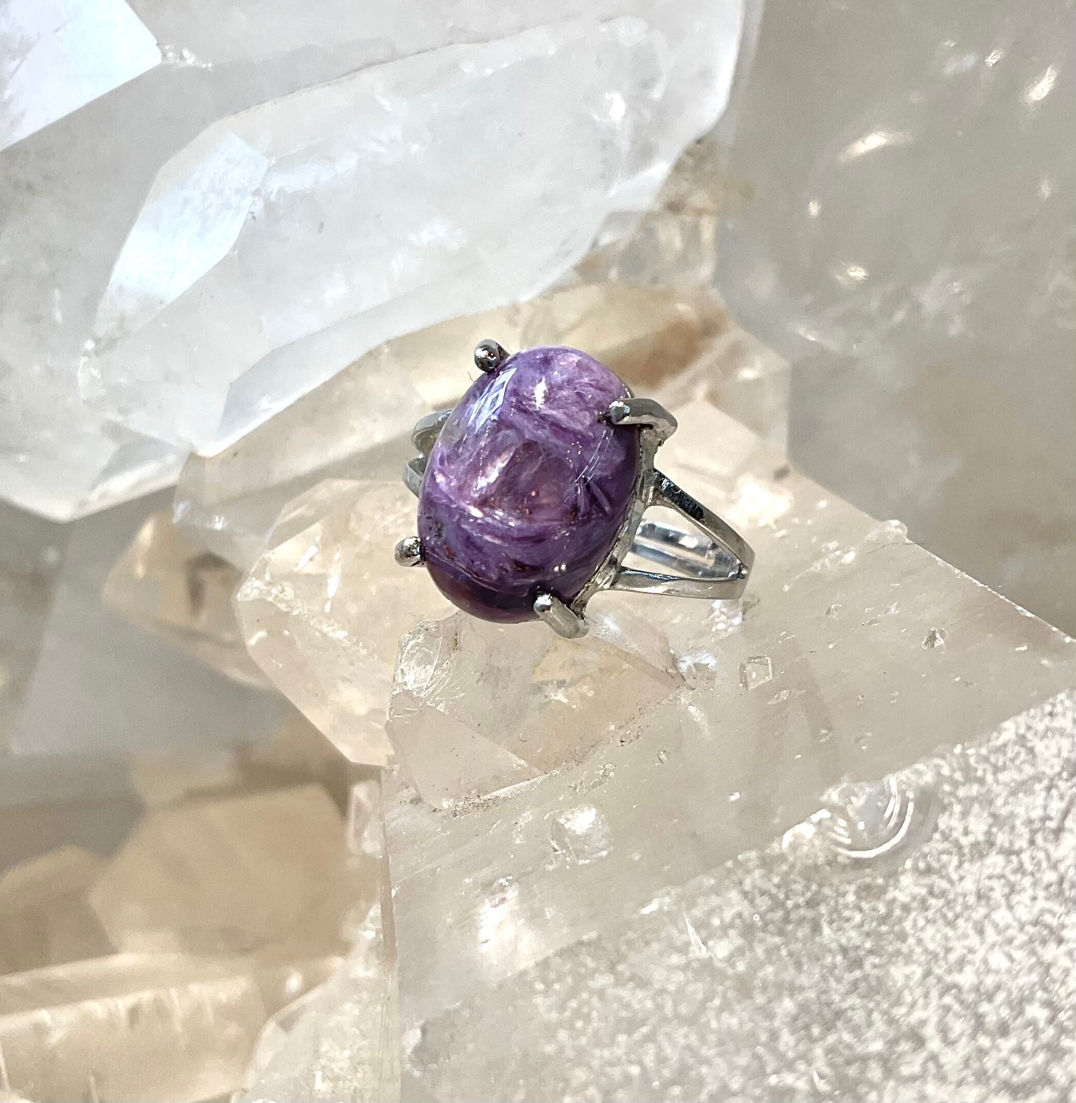 【リング】 チャロアイト #15~F