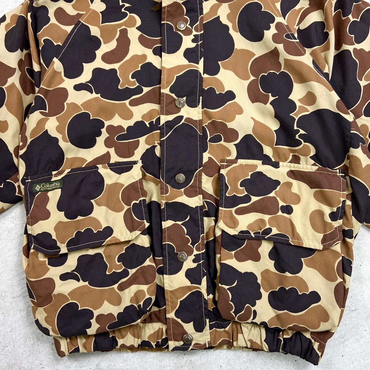 90年代 Columbia コロンビア OMNI TECH ダックハンターカモ マウンテン