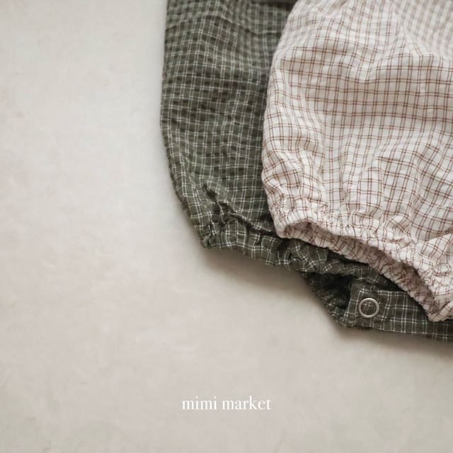 【即納】mimi market/Ola Checksuit