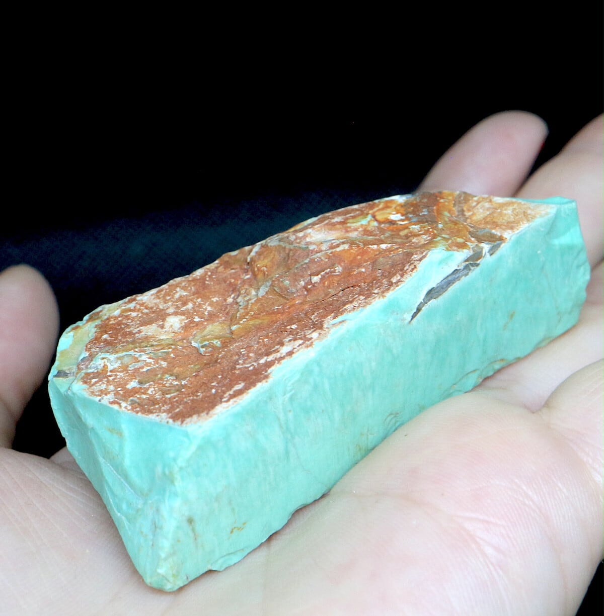 バリサイト 結晶 バリシア石 Variscite ユタ州産 91g 原石 VRS016