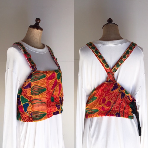 Vintage handstitched Tube top ビンテージ ハンドステッチ チューブトップ